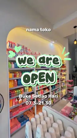we are open