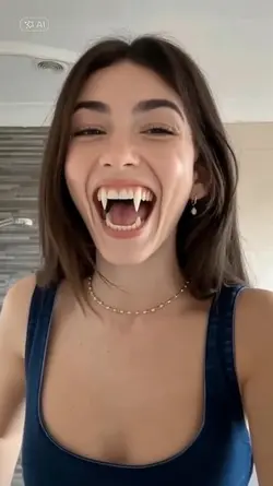 Scary face AI