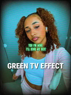 Green TV effect