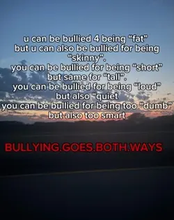 Bullying goes both