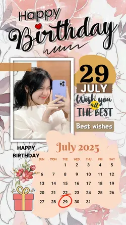 29 JULY HBD 2025