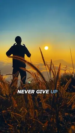 Never give up
