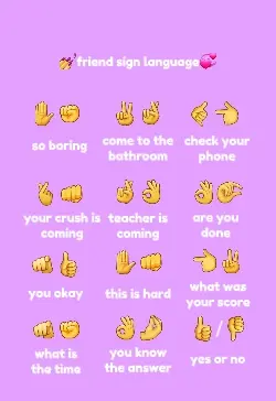 friend sign language