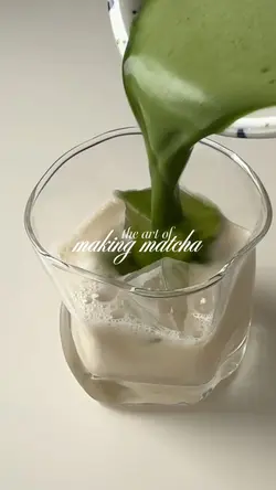making matcha 