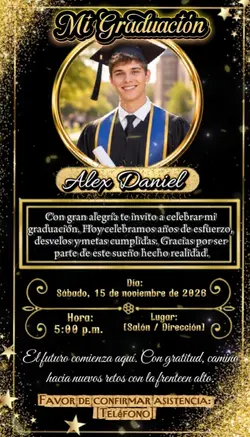 Invitación Graduació