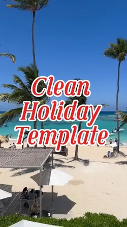 Holiday template🔥🔥