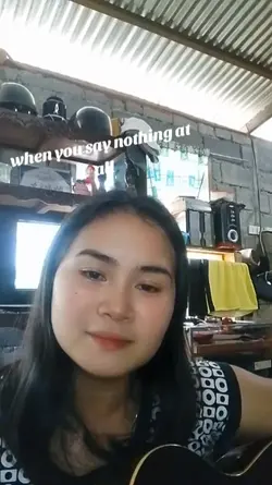 When you say nothing