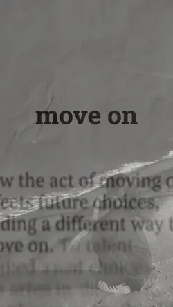 move on