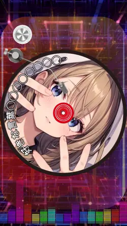レコード歌配信に動画素材でも