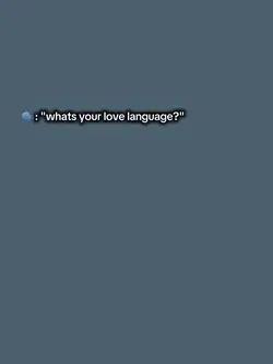 My love language 