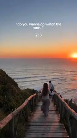 watch the sunset