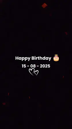 BIRTHDAY 15 AUGUST