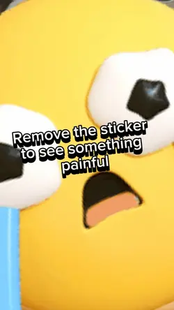 remove the sticker