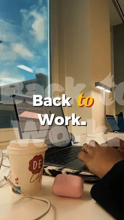 Back to work