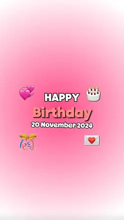 HBD 20 NOVEMBER 2024
