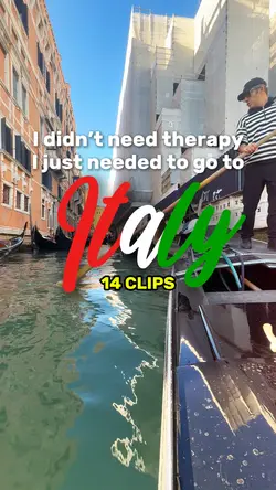 Italy 🇮🇹 Not Therapy 