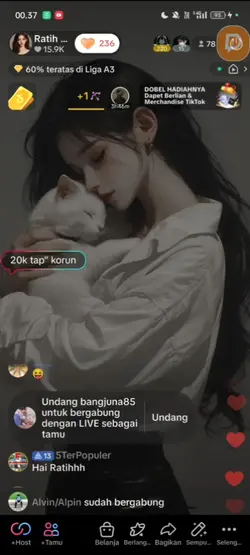 Template gift tiktok