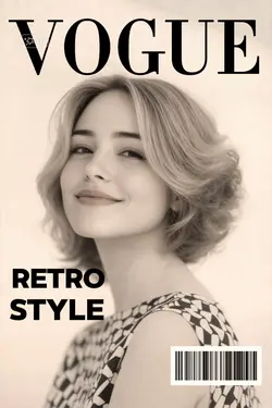 Vogue retro style