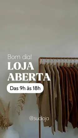 Loja aberta!