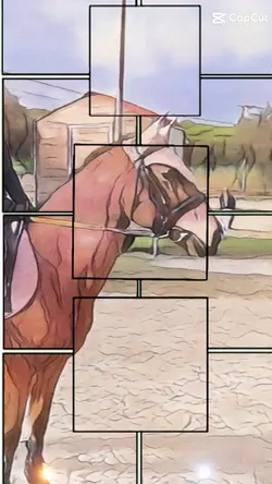 Puzzle dessin cheval