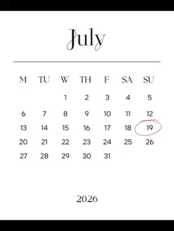 special date in july