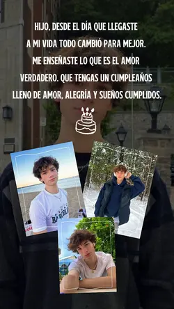 Cumpleaños hijo
