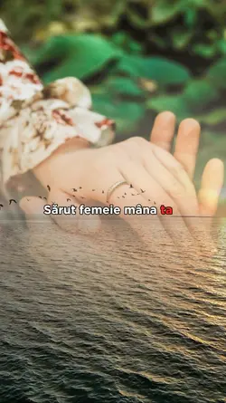 Sărut femeie mâna ta