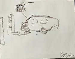 Audi rs6 crash drawi