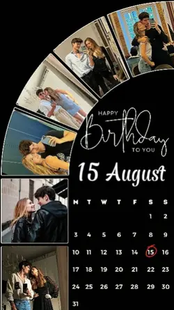 Birthday 15 August