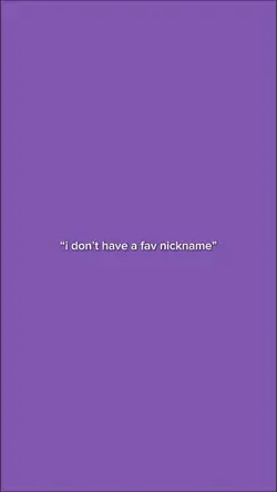 nickname 