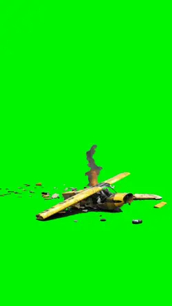 crashing plane