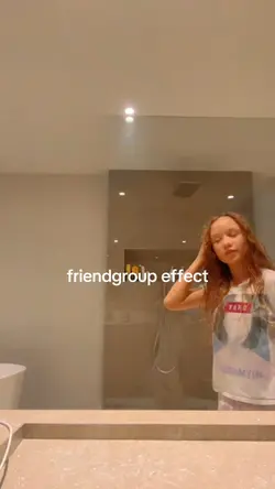 Friend group effects