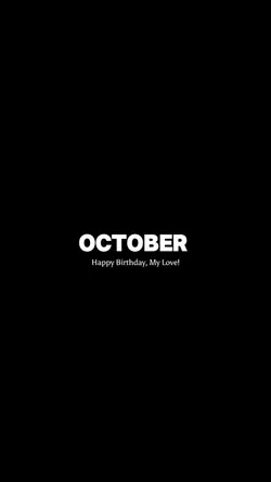 OCTOBER BIRTHDAY 