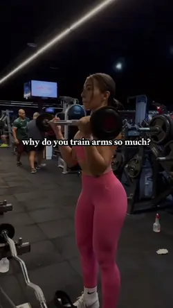 Train arms so much 