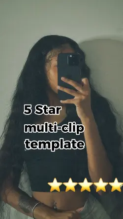 Multi-clip template 