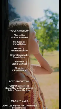 The end film