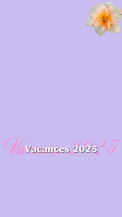 Vacances d'été.