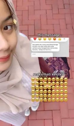 Reaksi hati kecilku