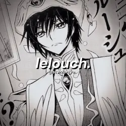 lelouch - code geass