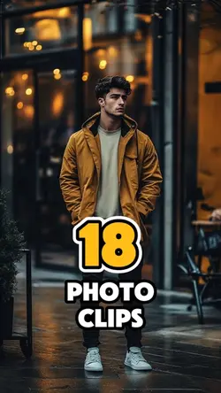 18 photo clips