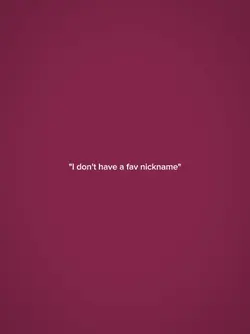fake nickname