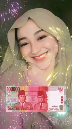 Ekspresi dapat uang