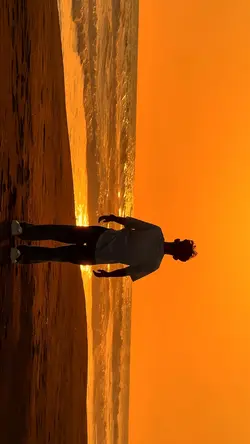 cinematic sunset