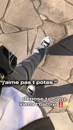 déposé ta batte 