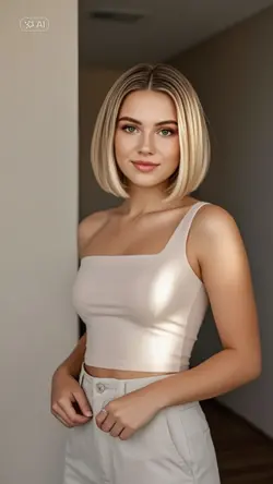 short bob haircut 