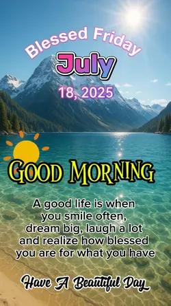 Blessed Friday July 