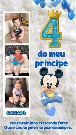 4 meses do príncipe