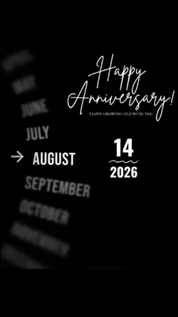 ANNIV 14 AUGUST 2026