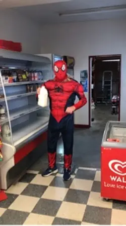 Bumped into Spider-M