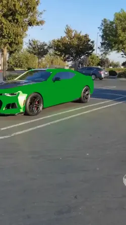 car Green screen 2